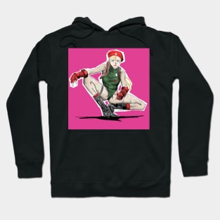 brave soldier in cammoflauge art anime style Hoodie